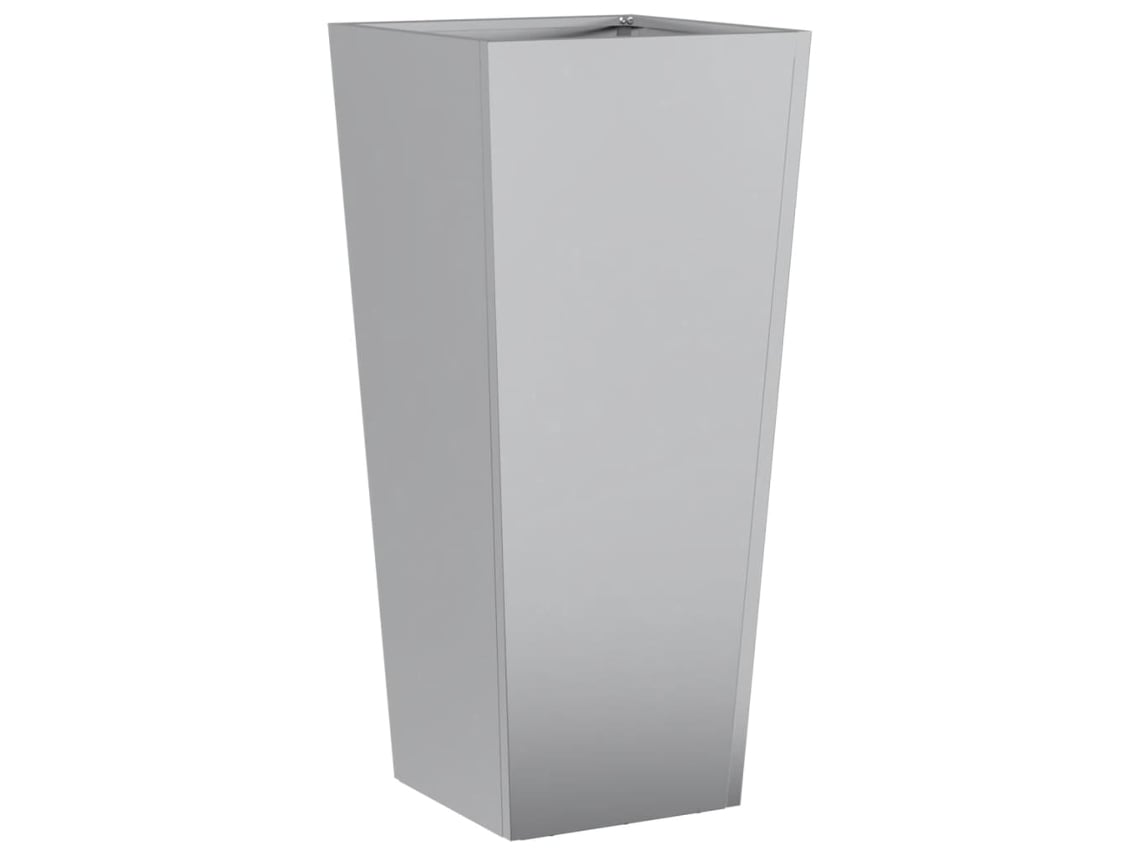 Vaso de jardim VIDAXL Aço (35x35x75cm)
