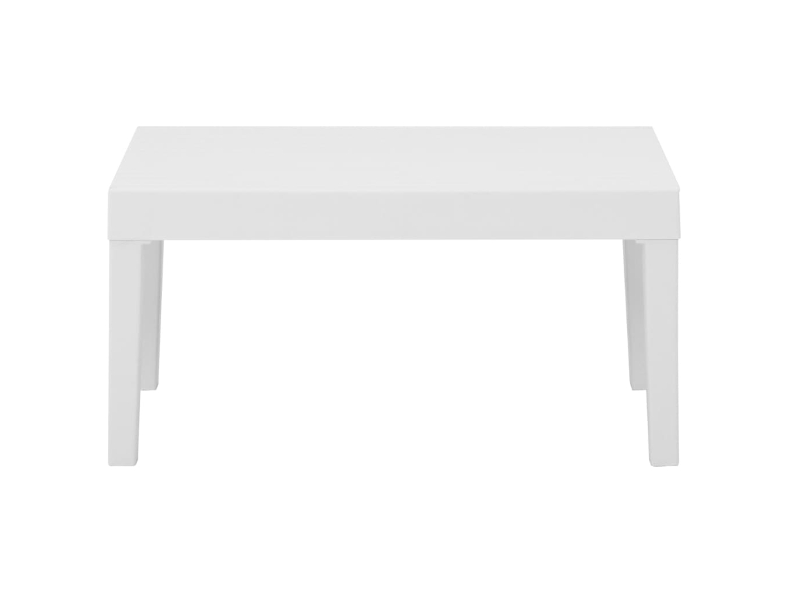 Maison Exclusive - Mesa Lounge De Jardim Plástico Branco