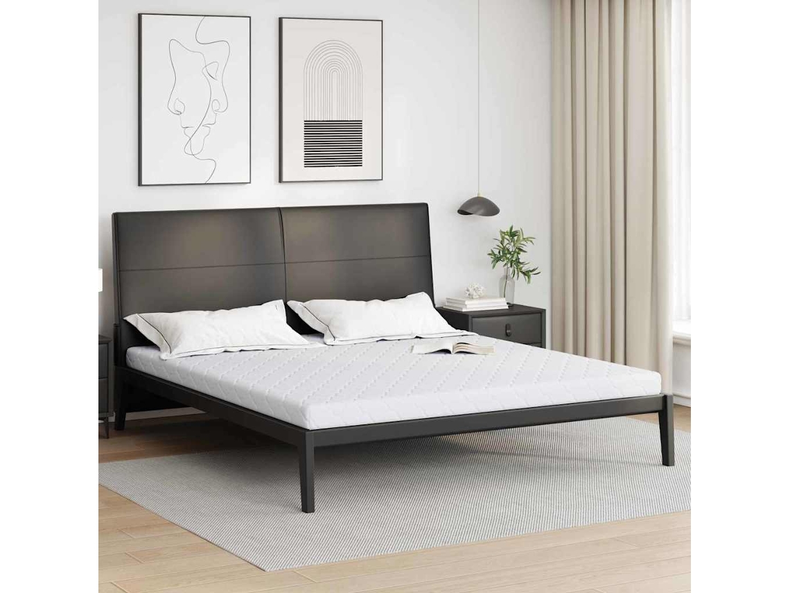 Vidaxl Colchão Branco 180 X 200 Cm Tecido Jacquard
