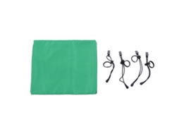 Photographic Green Screen Green Cotton Polyester Perforated Background Cloth For Shooting 1x2m/39.4x78.7in LAXISCREED