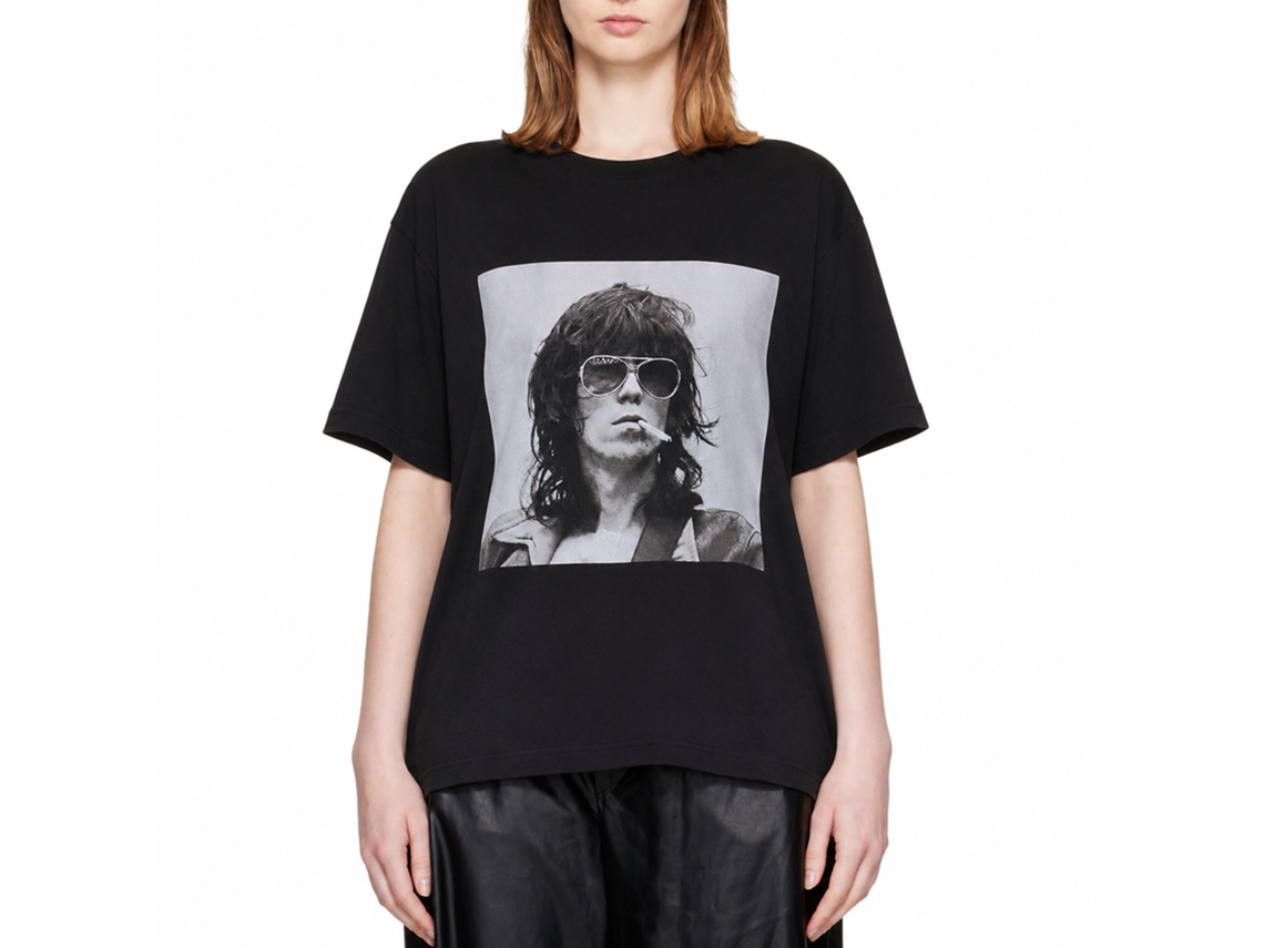 The Rolling Stones Keith Smoke T-shirt Classic Unisex Adults Size:l