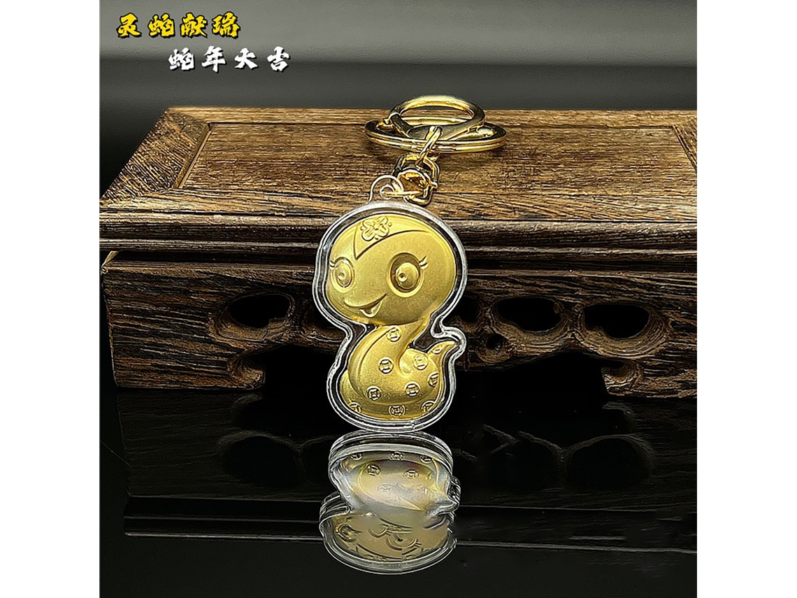 Chaveiro Laxiscreed Zodiac De Ouro Com Tema Animal Para Telefone E Bolsa