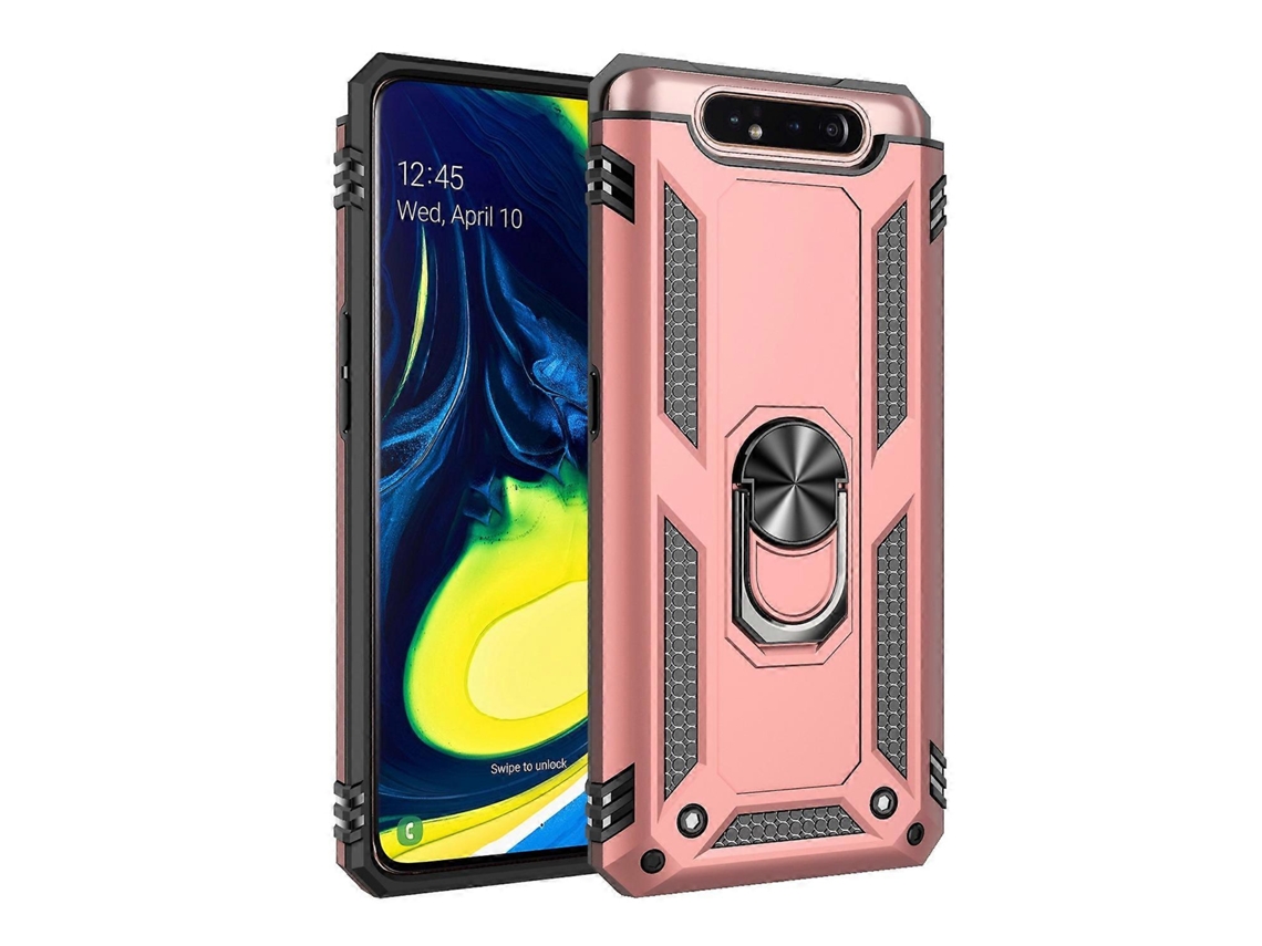 Capa Protetora Híbrida De Pc Tpu Com Suporte Para Celular Samsung Galaxy A80/a90