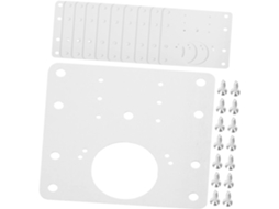 Conjunto De 10 Peças Placas Reparo Reforço Para Portas E Armários