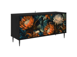 Vidaxl Gabinete Para Tv Lochem 102 X 33 X 51 Cm Carvalho Preto