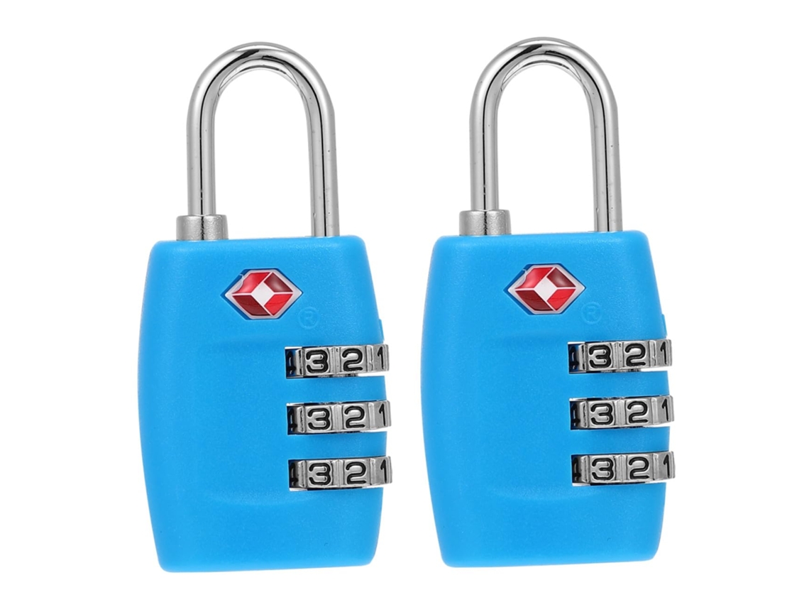 Conjunto De 2-cadeados Combinação Doitool Para Bagagens E Armários, Cadeados Leves E Compactos Com Código Numérico