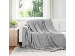 Vidaxl Manta Cinzento 270 X 240 Cm 0.86 Kg Lã