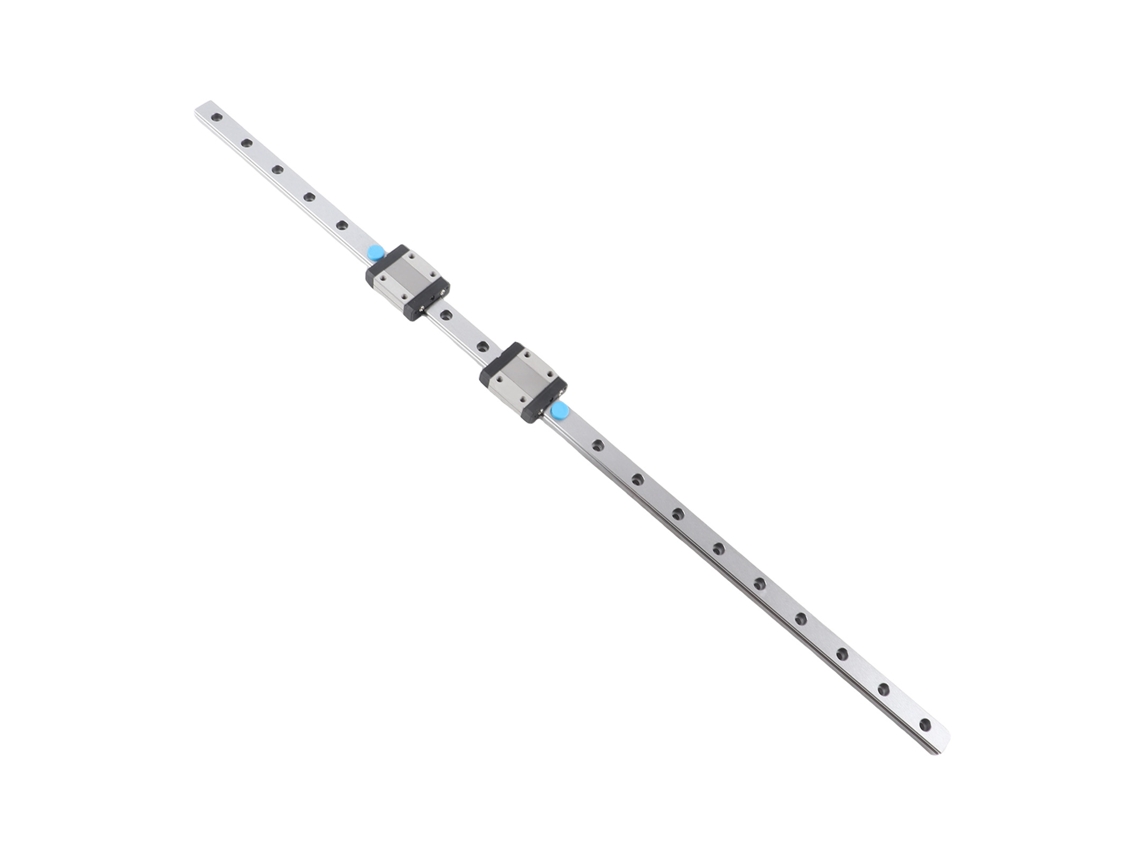 1 Peça Rail Linear Miniatura Mgn12 500mm Largura 12mm Com 2 Peças Blocos Deslizantes Mgn12b