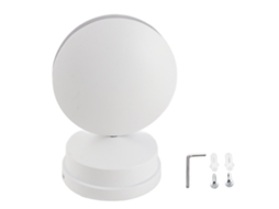 Lâmpada de Parede LED 10W 360° para Corredor, Sala, Alumínio, Luz Branca | S/MARCA