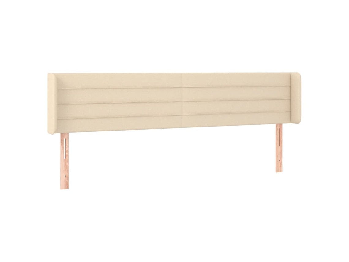 Headboard, Headboards Vidaxl Creme Tecido (183 X 16 X 78/88 Cm)