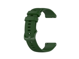 Bracelete de Smartwatch para Xiaomi Watch S1 de silicone xadrez de 22 mm (verde Amy)