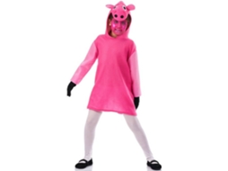 Fato de Menina DISFRAZZES Porquinha Rosa (Tam: 3 a 5 Anos)