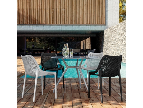 Conjunto 4 Cadeiras Bilros Tensai Furniture Mostarda