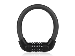 Lurelia Cadeado Bicicleta, Antirroubo, Código, Chave, Preto