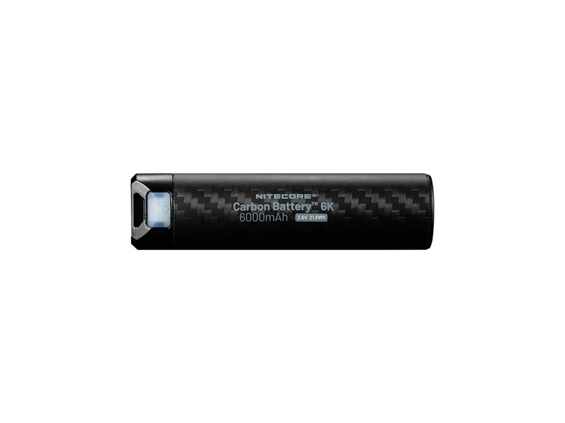 Bateria De Reserva De Carbono Nitecore 6k Usb-c 6000mah Para Farol Nitecore Série 6k