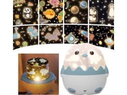 Luz Noturna De Projeção Infantil Pode Girar 360 Graus, Apresenta Sete Conjuntos De Filmes De Projeção Intercambiáveis ​​e Lindo Aquaforge