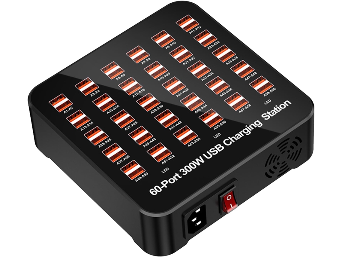 Estação de Carregamento USB com Tomada Inteligente CHABERLU