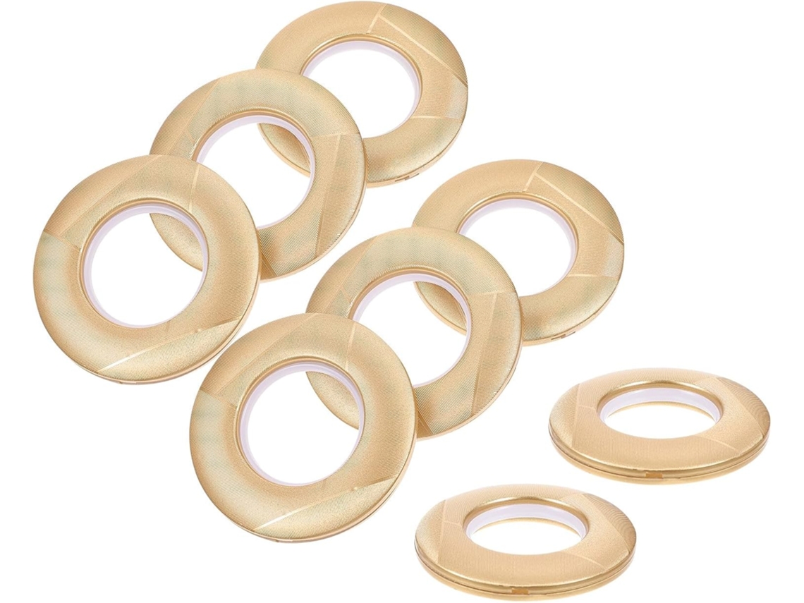 Conjunto 80 Argolas Cortina Com Automática, Dourado, Silenciosas,