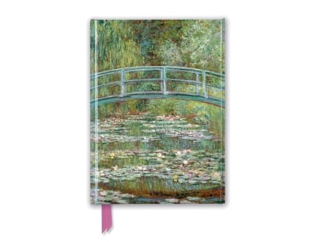 Livro claude monet: bridge over a pond of water lilies (foiled journal) de created by flame tree studio (inglês)
