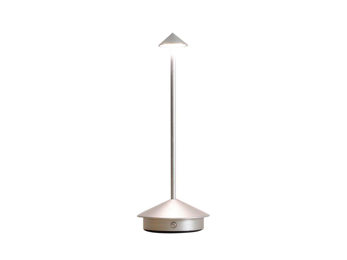 Rebe-lâmpada De Mesa Led Cogumelo Portátil Com Interruptor Táctil, Regulável Sem Escalas, 3 Cores, Bateria Recarregável 1800mah