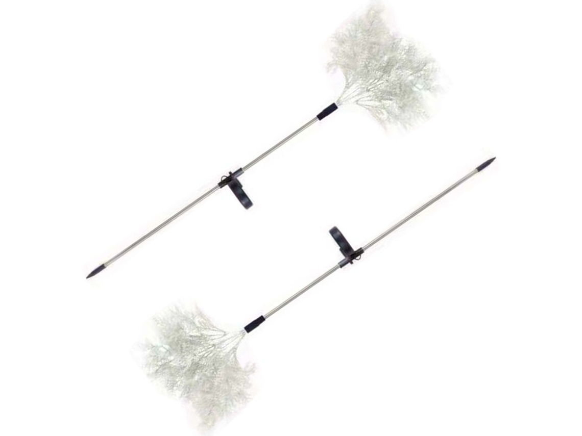 Kit com 2 Cordões de Luzes Solares AQUAFORGE em Formato de Flor para Jardim