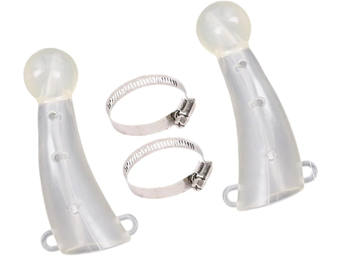 Protetores De Chifre De Vaca Ajustáveis Em Silicone Para Alívio Do Estresse Do Gado, Sem Necessidade De Instalação.
