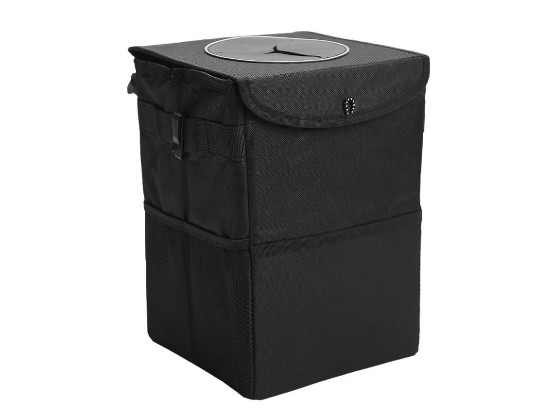 Caixote do Lixo para Automóvel Dobrável e À Prova de Fugas com 20 Sacos Cintos Ajustáveis Limpeza Eficiente, Alta Resistência, Fácil Uso STELASPLEN