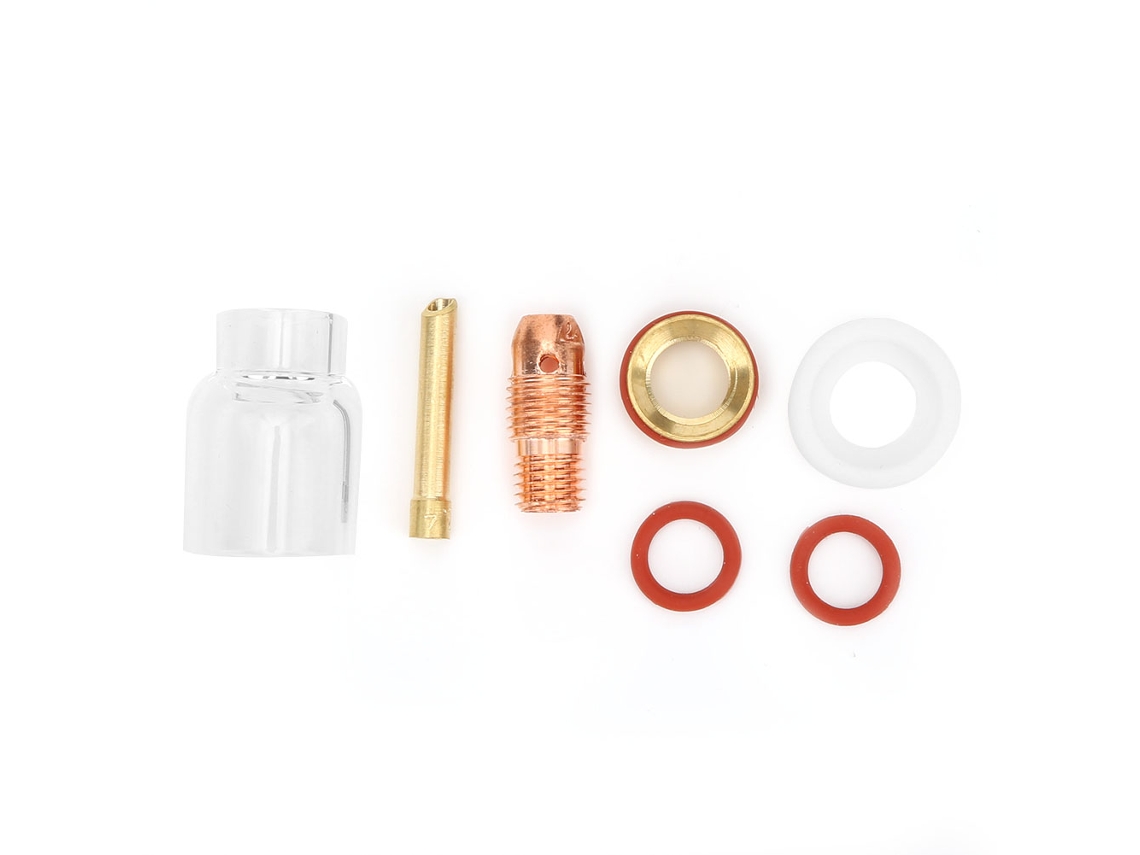 Kit Lente De Gas Pinza Copilla Para Soplete Tig-9/20 Para Tungsteno 1/16in 3/32in 1/8in 2.4mm