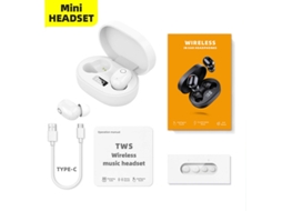 Fone de Ouvido Bluetooth Heavy Bass SHAH ARPAN Branco