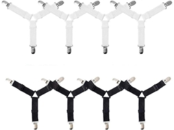 Novo Produto 8 Peças Suportes Para Lençóis 2 Conjuntos Suportes Ajustáveis ​​para Lençóis Grampos Elásticos Para Cama - Costurar - Costurar Db