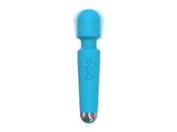 Vibrador De Massagem Recarregvel De Silicone Multifrequncia Para Mulheres (azul)