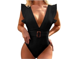 2026 traje de Banho de uma Peça com Controle Abdominal, Estampa Ruched e Preenchimento para Mulheres, Ideal para Praia e Piscina