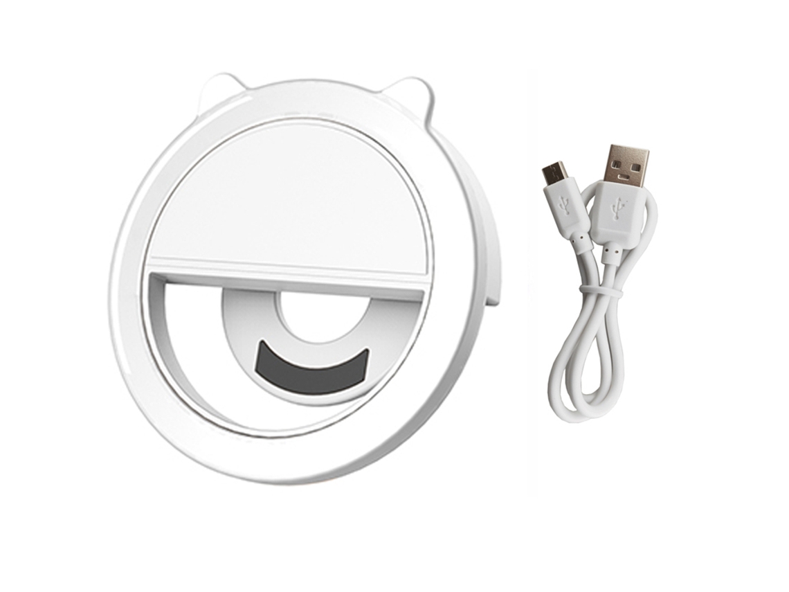 Ring Light Para Selfies Com Orelhas De Gato Fofas Para Celulares