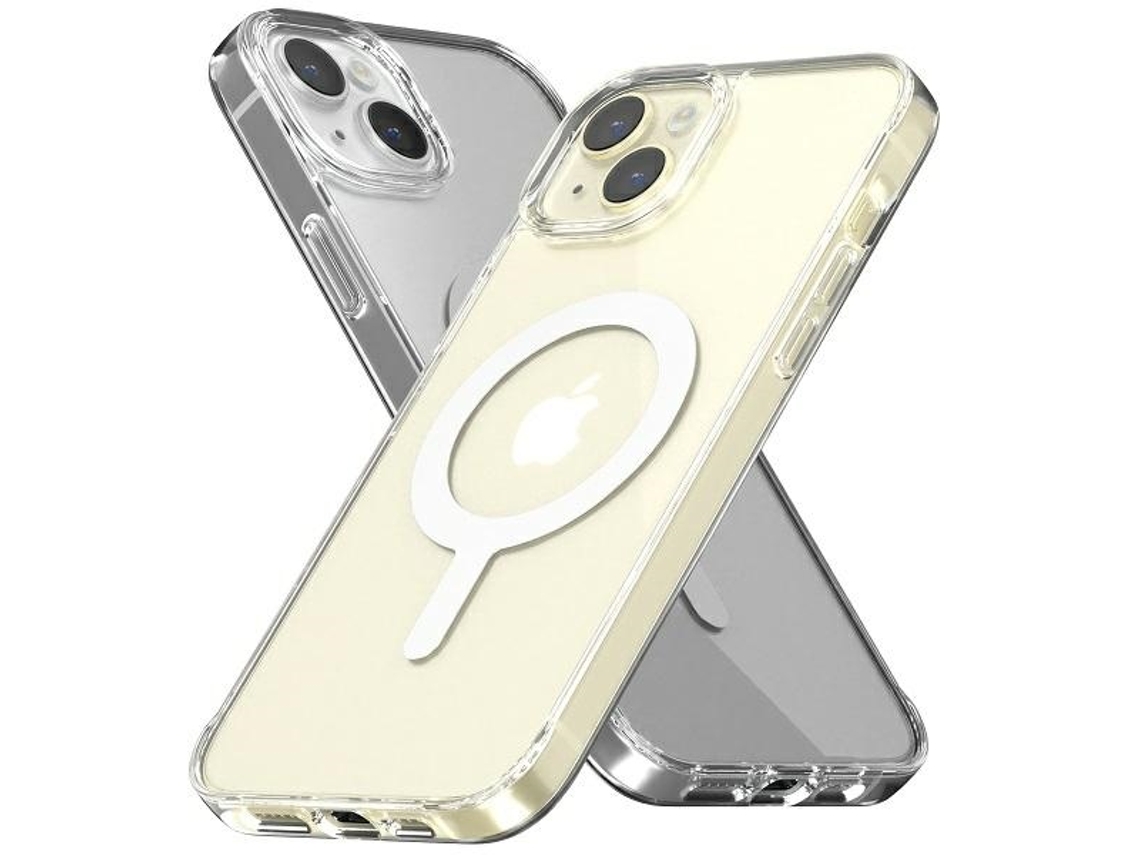 Capa Magsafe para iPhone 15 Plus MERCURY Pele Sintética Transparente