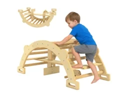 Arco Escalada Madeira Baloiço Montessori Brinquedo Interior 110x52