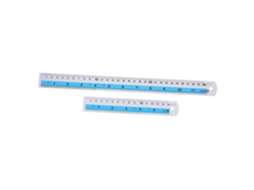 Conjunto De 2 Réguas Nuobesty Em Liga Alumínio Com Escalas Métricas E Polegadas Para Desenho Técnico, Engenharia E