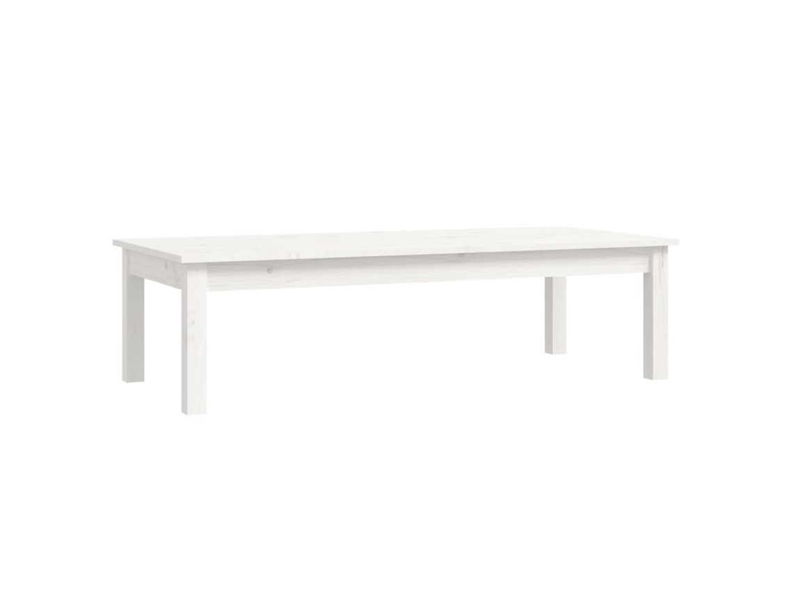 Coffee Table, Coffee Tables Vidaxl Branco Madeira De Pinho (110 X 50 X 30 Cm)
