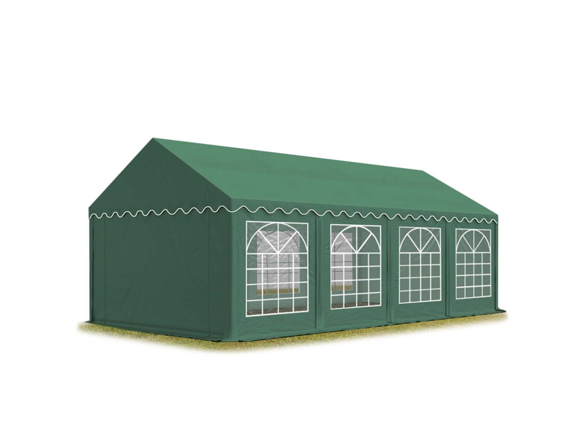 Tenda para Festas 4x8 M, PVC 700, Verde Escuro Toolport