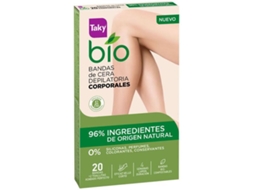 Bandas Depilatórias TAKY Bio Natural (20 Unidades)