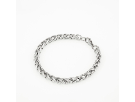 Pulseira RIBASTORE Wheat.7 (Aço - Prateado - 21 cm)