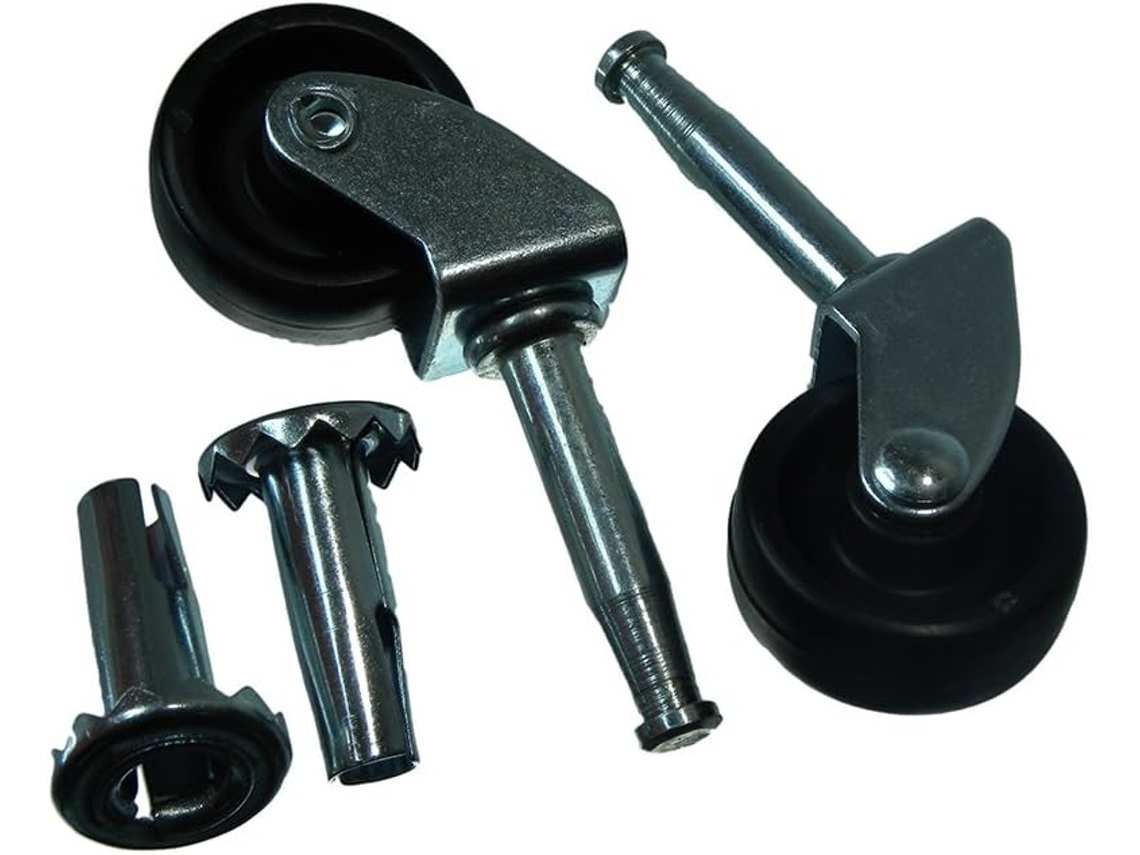 Kit Completo Com 20 Rodízios Giratórios Reforçados De 31 Mm Para Rodas De Boneca.
