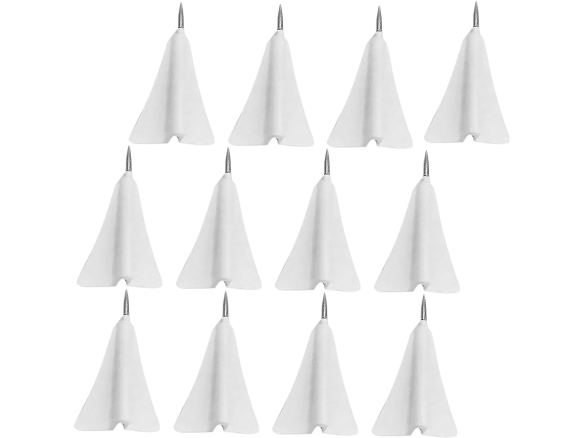 Delicados Tachinhas de Papel no Formato Aviãozinho Magiclulu, 12 Unidades, Pequenos Tachinhas Multifuncionais para Mapas