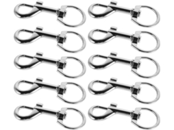 Chaveiro Para Bagagem Com 10 Ganchos De Liga De Zinco, Clipes Multiuso Para Chaves E Bolsas De Uso Externo. Chaveiro Para Bagagem Com 1 Gokoco