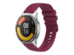 Pulseira De Silicone De 22 Mm Com Costura Ondulada Em Pontos.