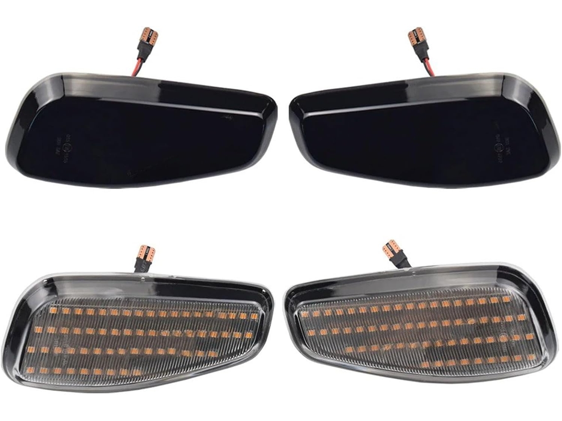 Piscas De Led Dinâmicos Para Jeep Renegade 2014-2021 2 Peças Laterais Sequenciais Com Repetidor Indicador Seta Dinâmico