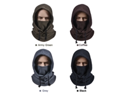Gorro de Invierno, Polar, Caliente, con Máscara, Protector Cervical, Ciclismo, Esqui, Motociclismo, S/MARCA