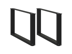 Coffee Table Leg, Coffee Table Legs Vidaxl Preto Aço (60 X (42-43) Cm)