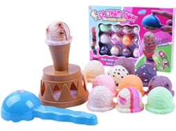 Brinquedo De Empilhar Sorvete Para Bebês - Educativo Desenvolver