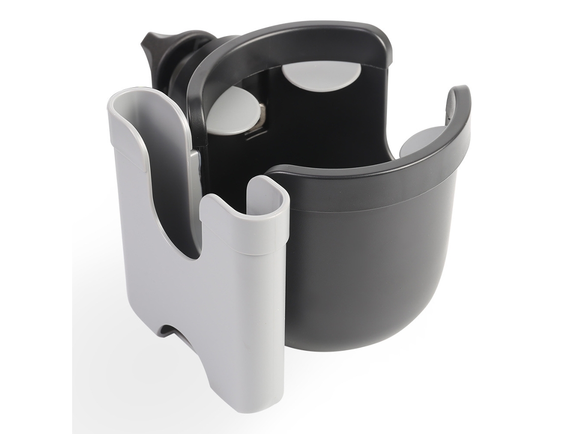 Suporte para Copo e Garrafa em Carrinho de Bebê, Cinza AQUAFORGE