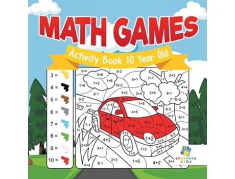 Livro Math Games Activity Book 10 Year Old De Educando Kids (inglês)